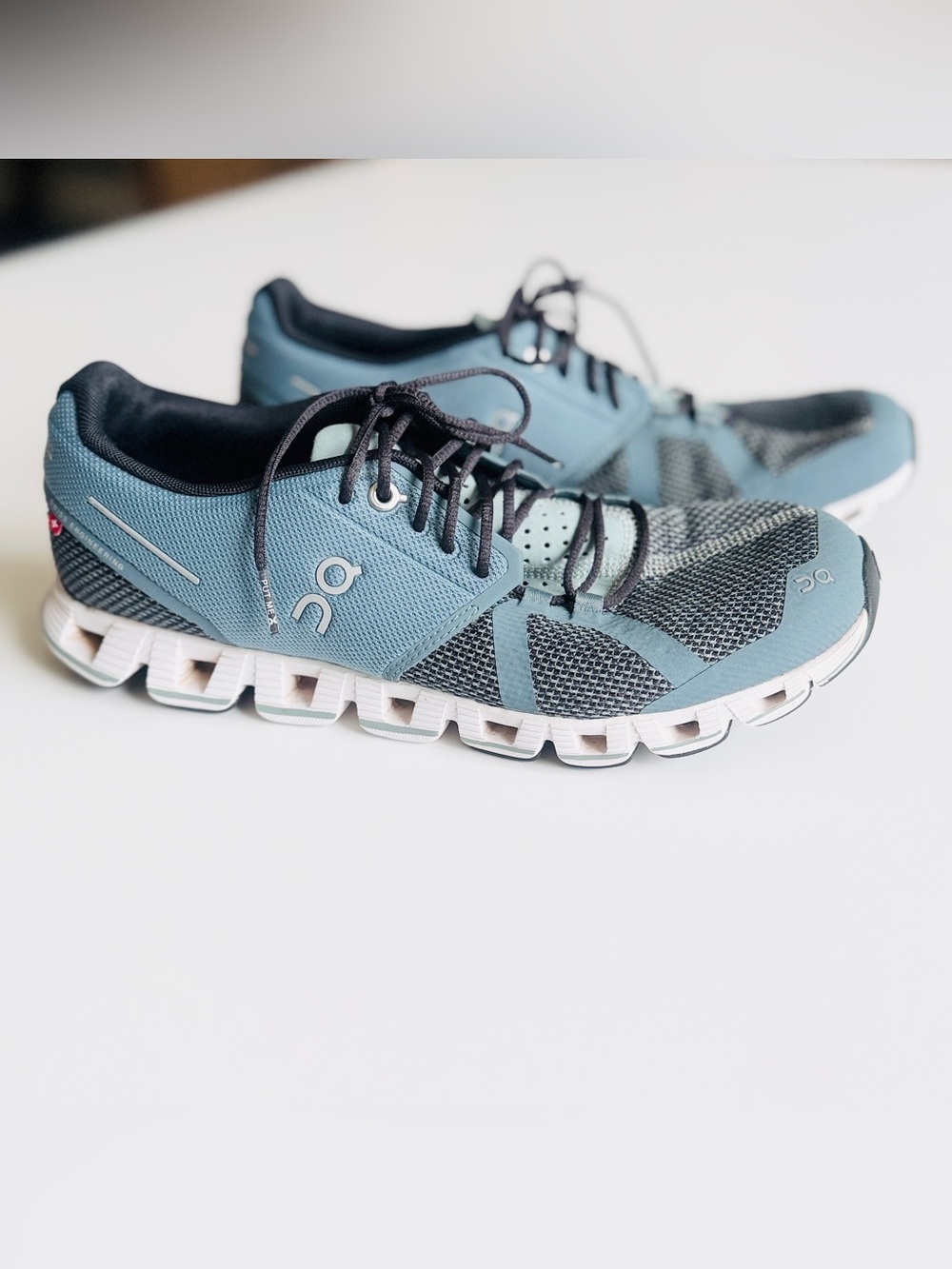 On Women’s 9 Cloud Sneakers in Tide Magnet blue